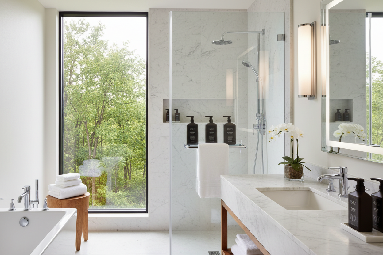 Guild+Pepper Luxury Hotel Bath Products | Warm Oak Collection