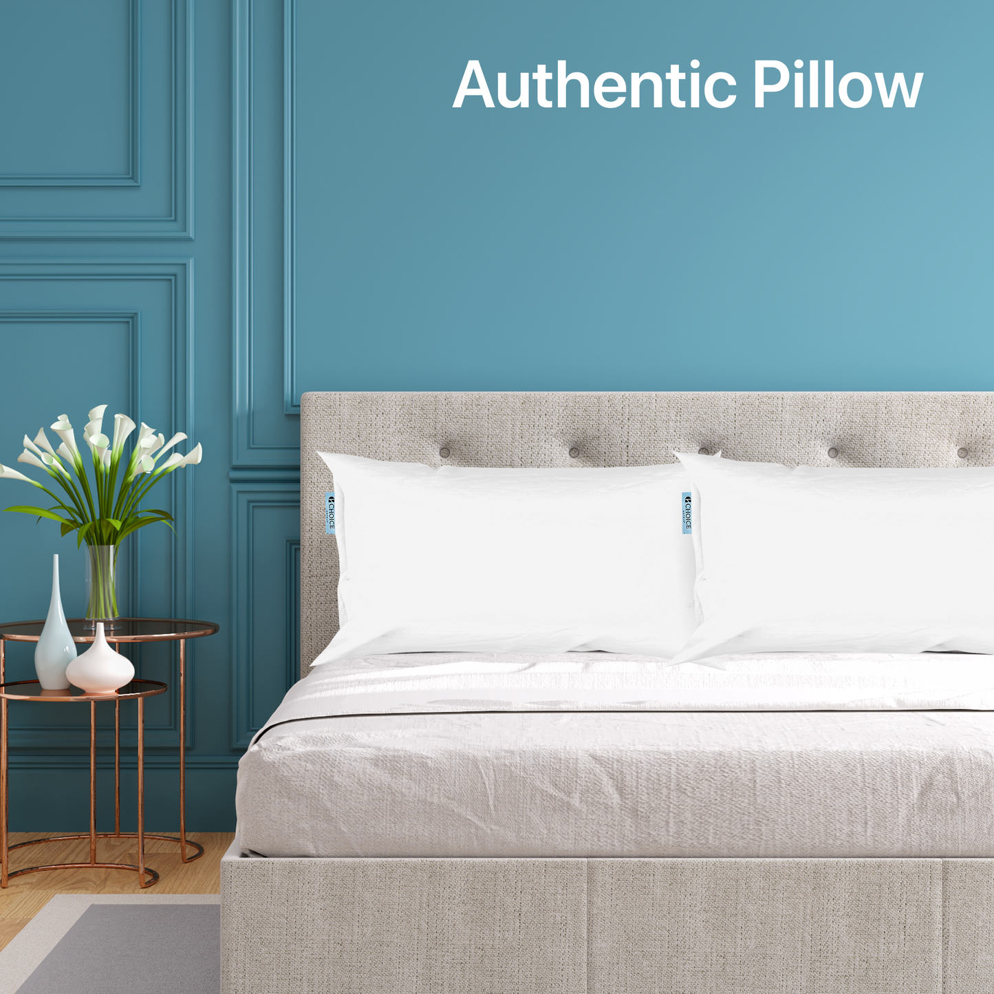 Eco-Friendly Down Alternative Pillow: Blue Label Firm