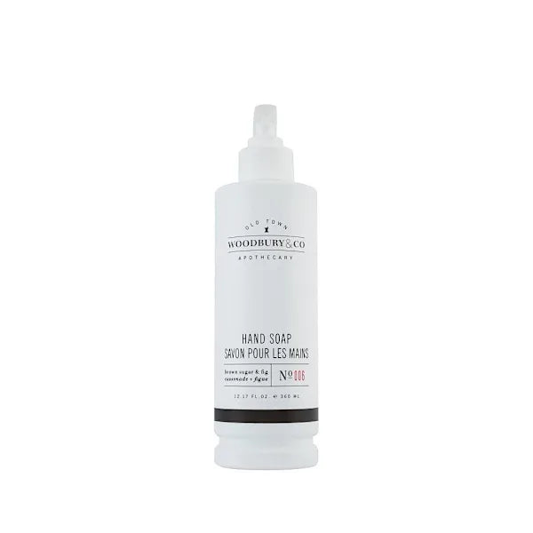 Woodbury & Co. No. 006 Brown Sugar & Fig Hotel Hand Soap (12.17 oz)