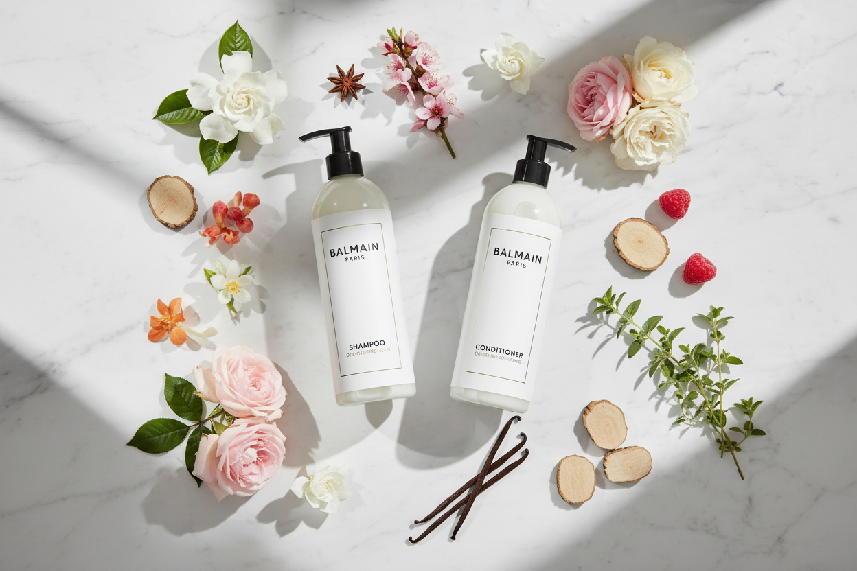 Balmain Paris Bundle Flat Lay - Paris Luxury Style