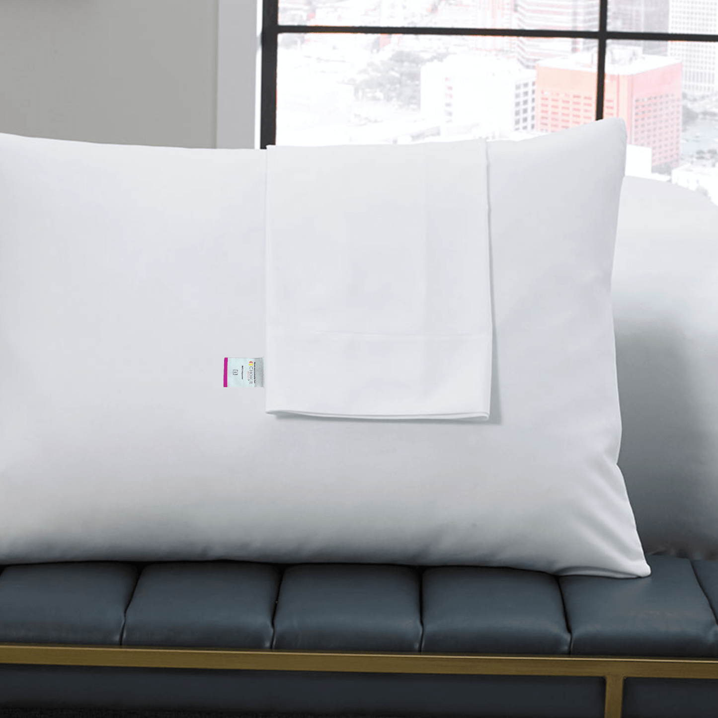 Eclipse Collection Microfiber Pillowcases by Choice Hotels - White Pillow Cases, Set of 2