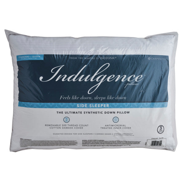 Indulgence® Synthetic Down Pillow | Side Sleeper