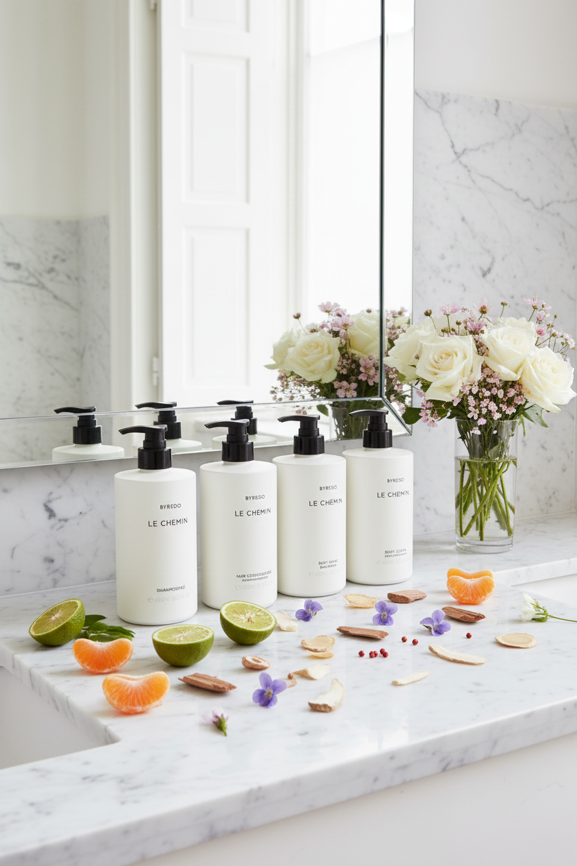 Byredo Le Chemin 4-Piece Complete Bath Collection – Luxury Hotel Byredo Le Chemin 4-Piece Complete Bath Collection – Luxury Hotel