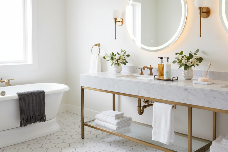 Luxury Drybar Hotel, Salon and Spa Hair and Body care products. 