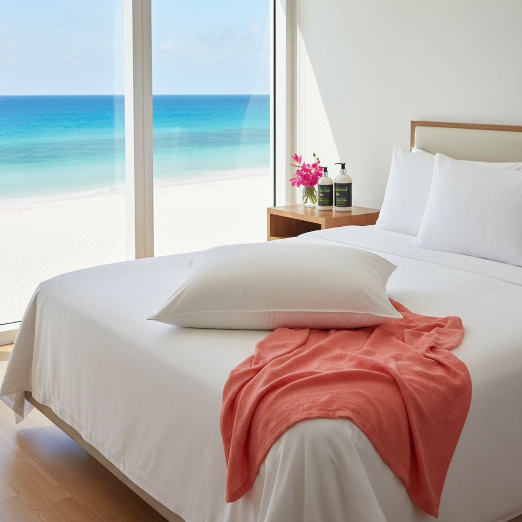 1. BEACH RESORT - turquoise ocean, spray + lotion