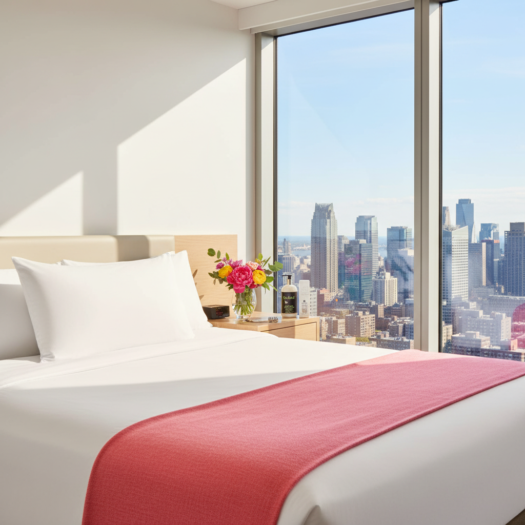 1. MAIN - Windows TO THE SIDE, view from bed