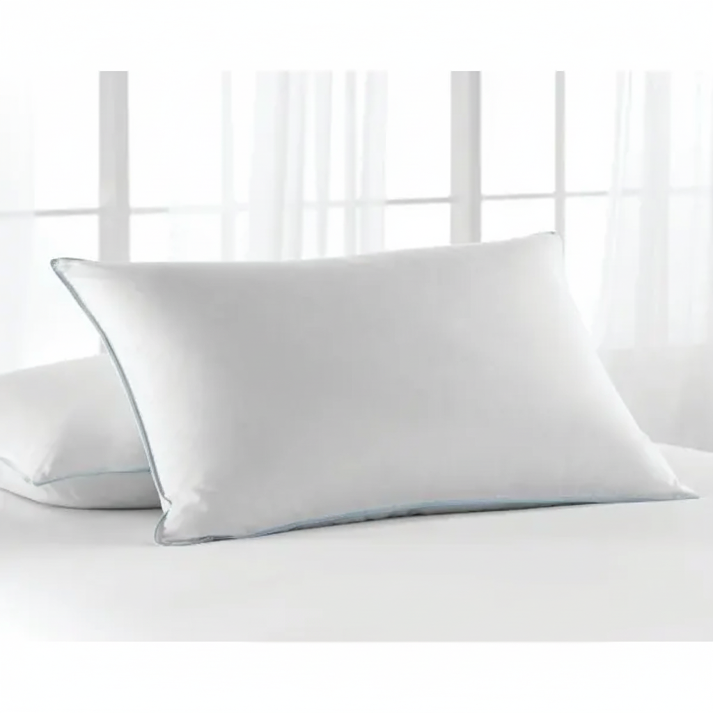 1. Plain white pillow product
