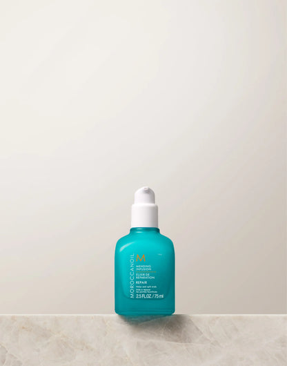 Turquoise Moroccanoil Mending Infusion 75 ml bottle with white cap
