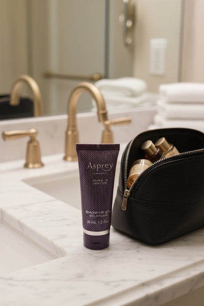 Asprey luxury hotel body wash travel size shower gel 