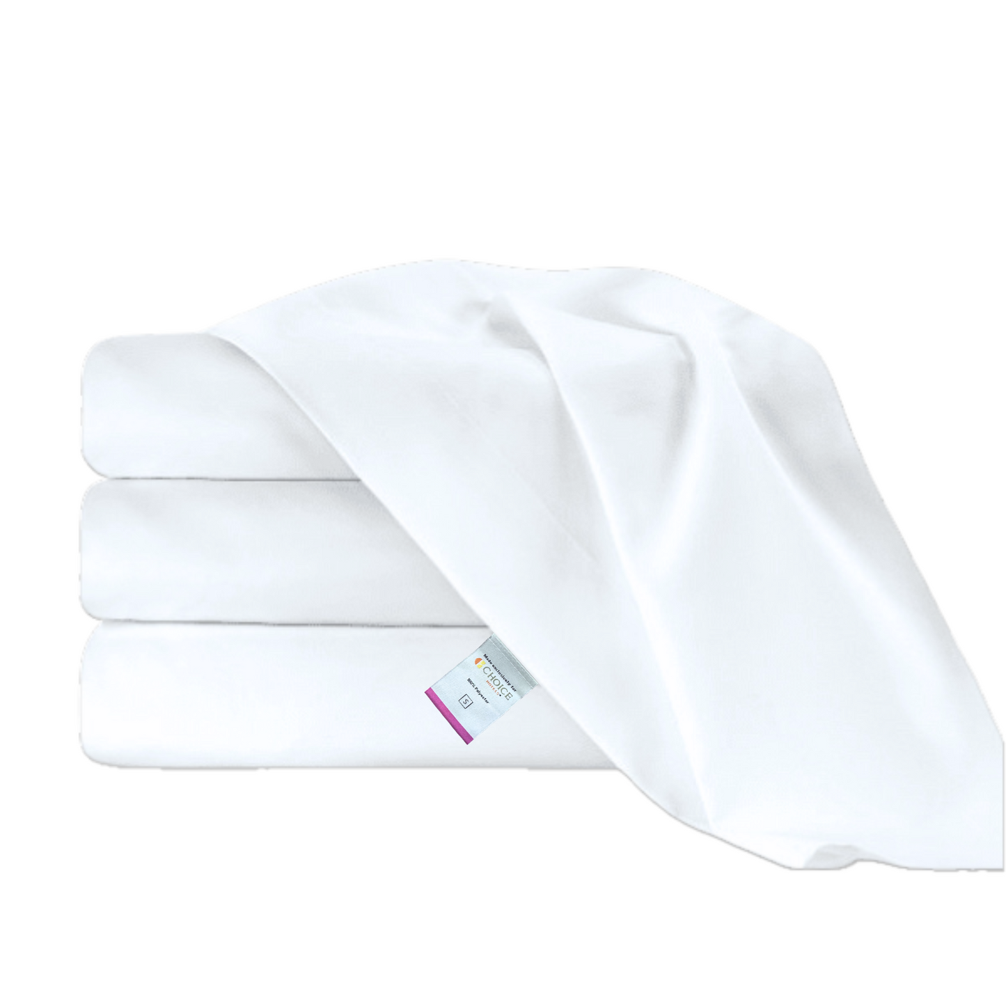 Eclipse Collection Microfiber Pillowcases by Choice Hotels - White Pillow Cases, Set of 2