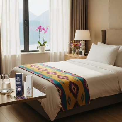 4. Airbnb - PLAIN pillow, vibrant