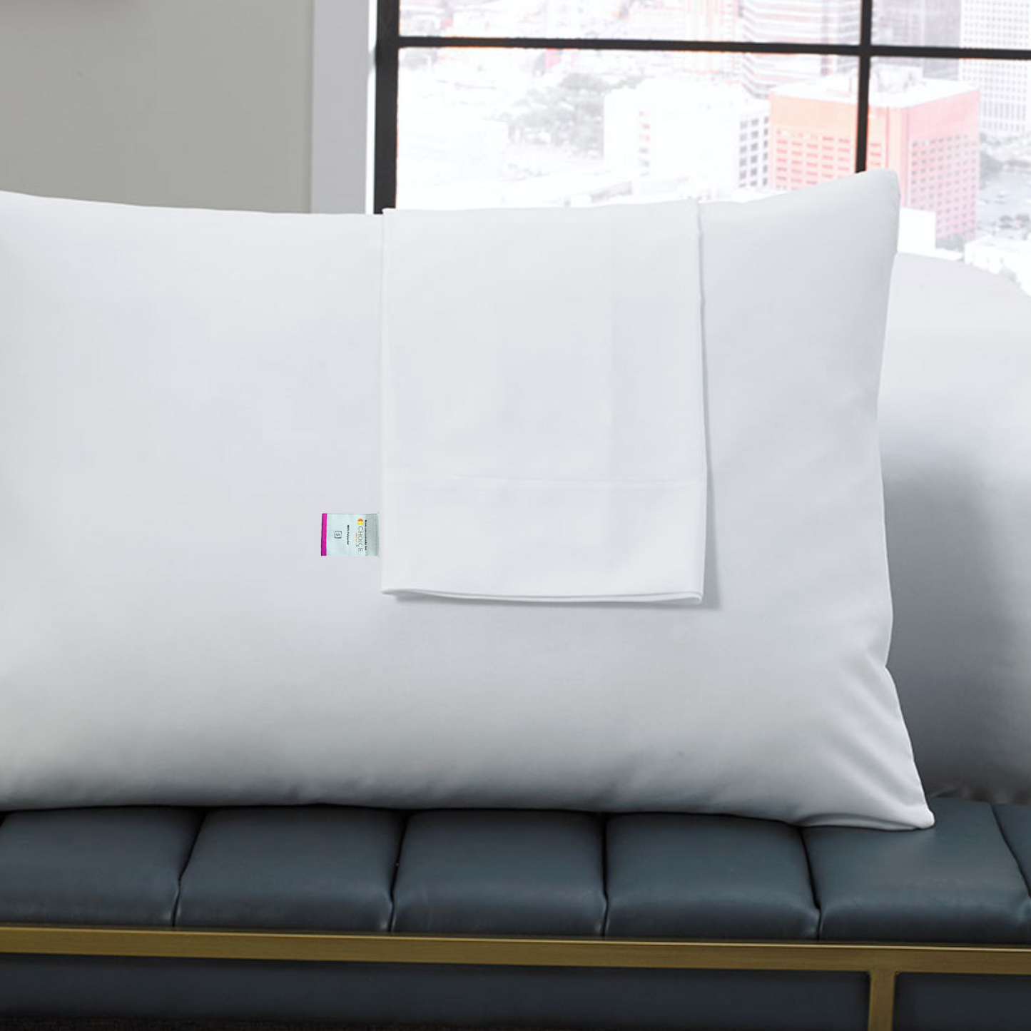 Eclipse Collection Microfiber Pillowcases by Choice Hotels - White Pillow Cases, Set of 2