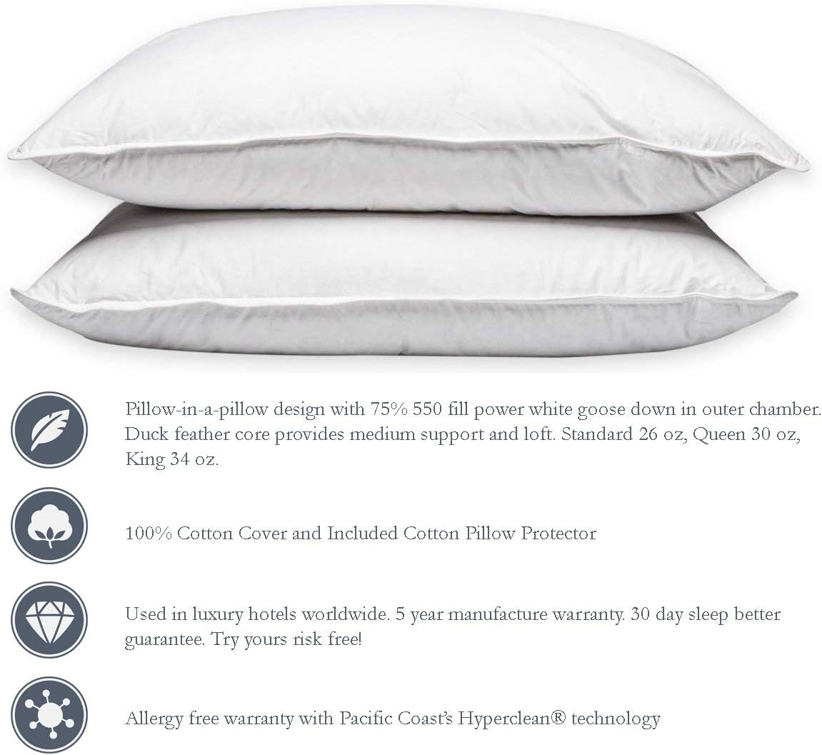 Pacific coast king pillow best sale