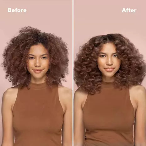 Mizani graphic comparing waves, curls, and coils across hair texture types 1 through 8.