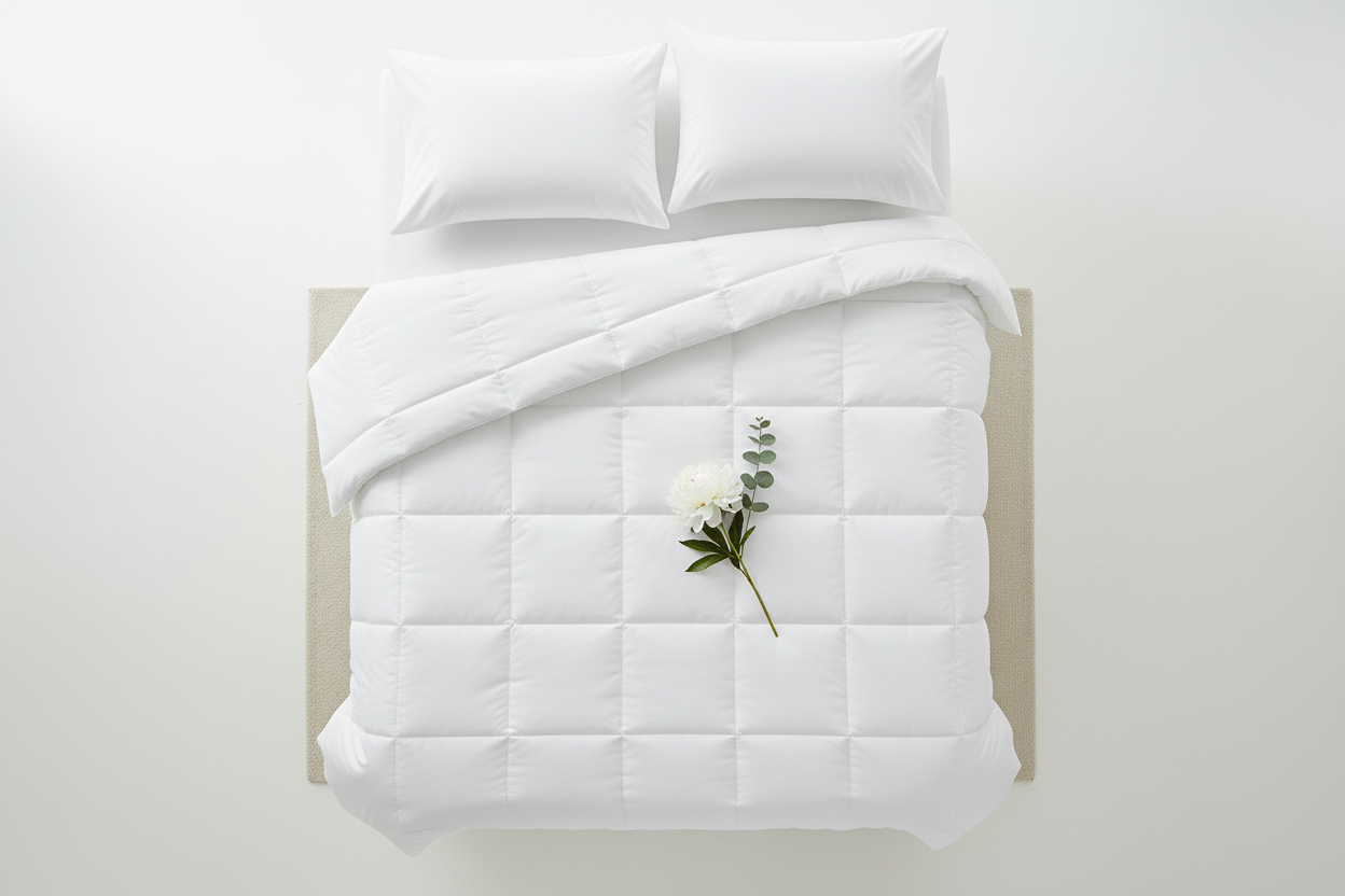 Overhead Flat Lay King Duvet