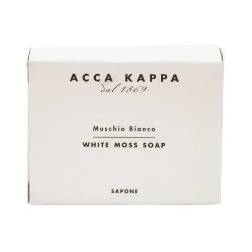 ACCA KAPPA White Moss Muschio Bianco soap in white box