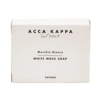 ACCA KAPPA White Moss Muschio Bianco soap in white box