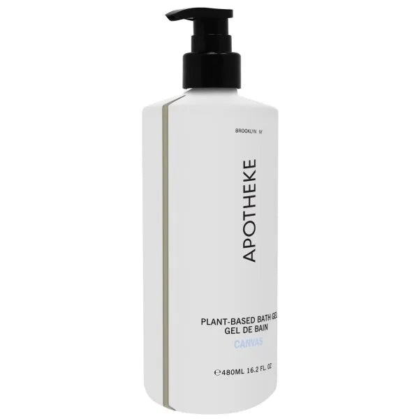 Apotheke Canvas Bath Gel 480ml — Luxury Hotel Plant-Based Body Wash