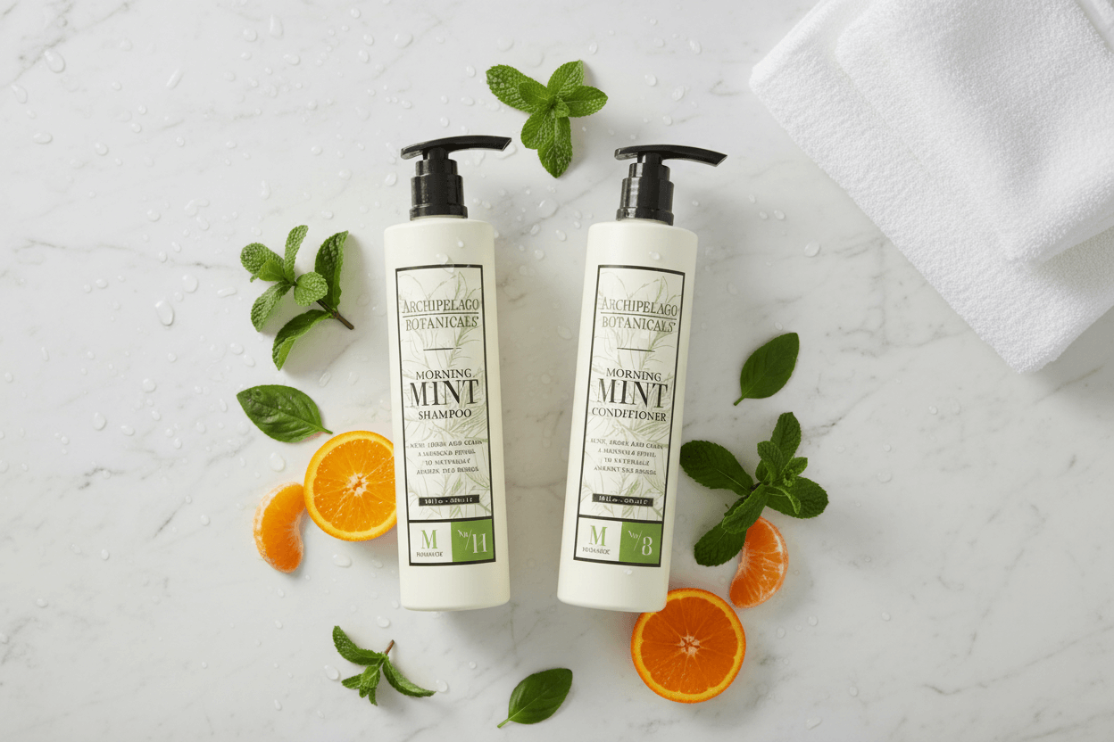 Archipelago Botanicals Morning Mint Flatlay Correct Scents