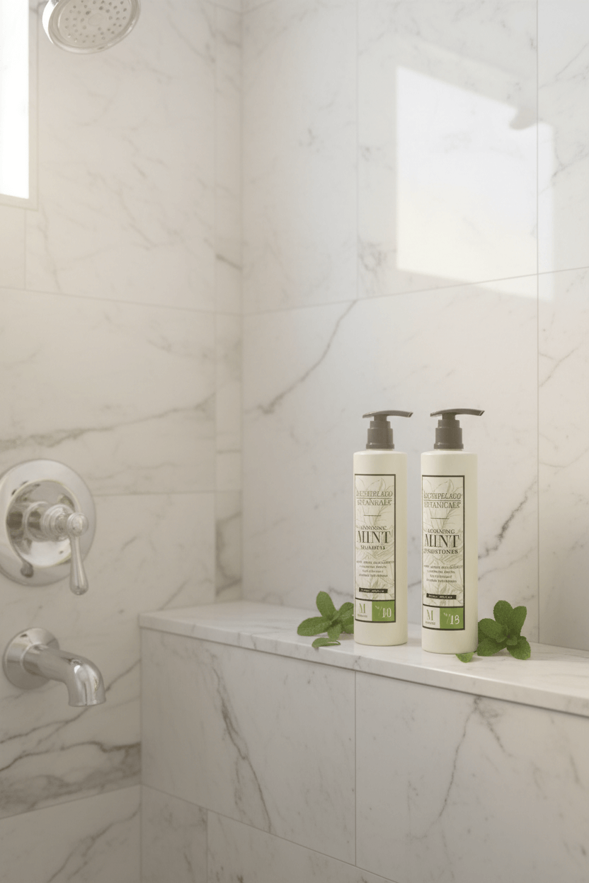 Archipelago Botanicals Morning Mint Shower White