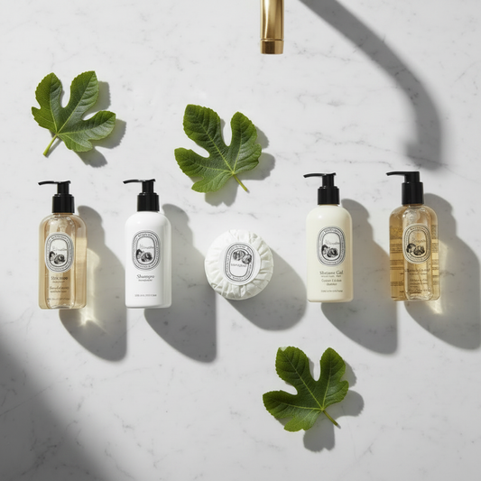 Bathroom flat lay