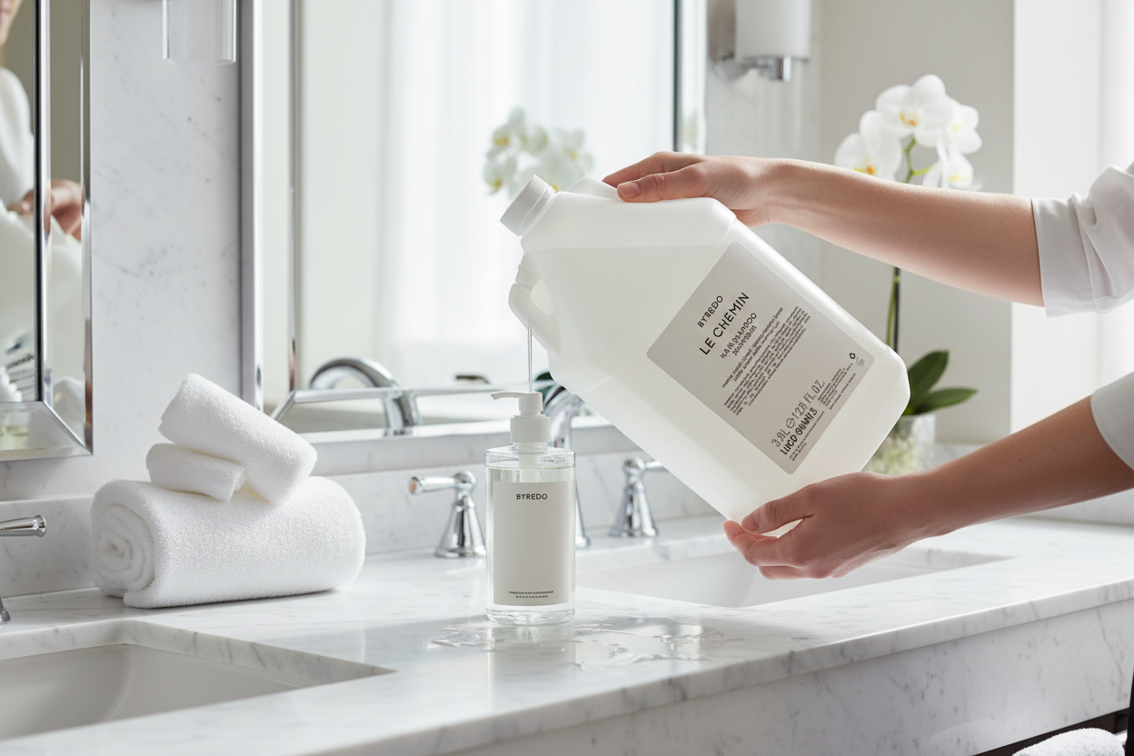 Bathroom Refill Scene