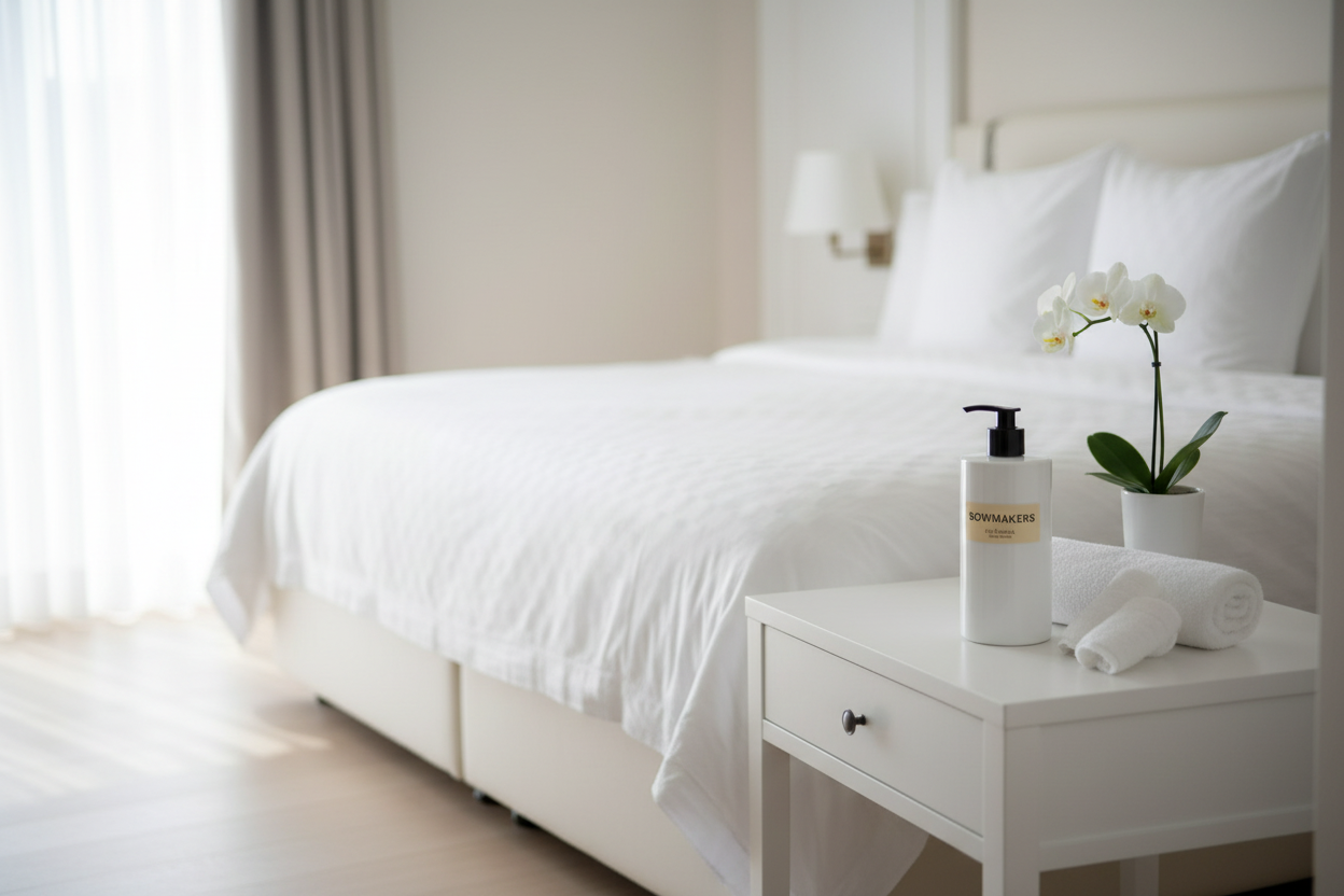 Bedroom with Pillows