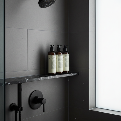 Bergamote 22 Bath Set Black Marble