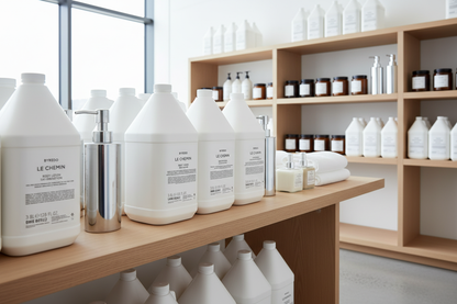 Byredo body lotion on luxury spa shelves