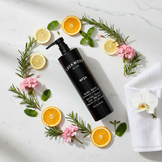 Circular Flat Lay - Rosemary, Spearmint, Geranium