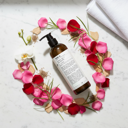 Circular Flat Lay - Vibrant Roses