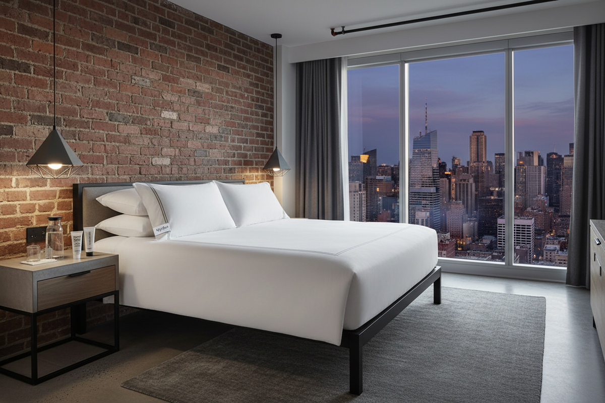 City Loft Hotel pillows
