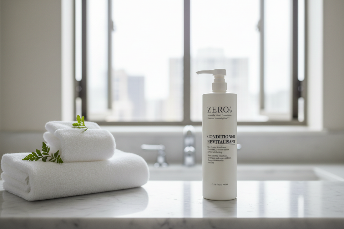 Conditioner Flat Lay