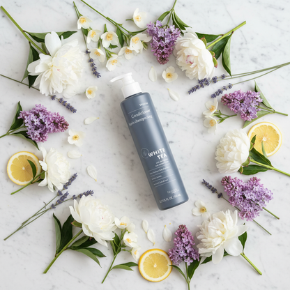 Conditioner Flat Lay