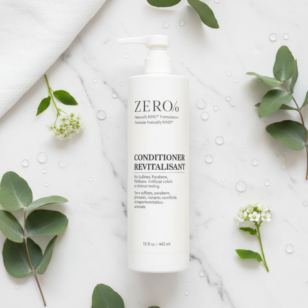 Conditioner Flat Lay