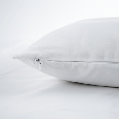 Pillow protector flat lay