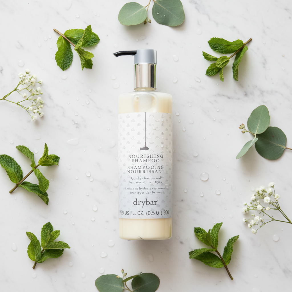 Drybar Nourishing Shampoo - Flat Lay