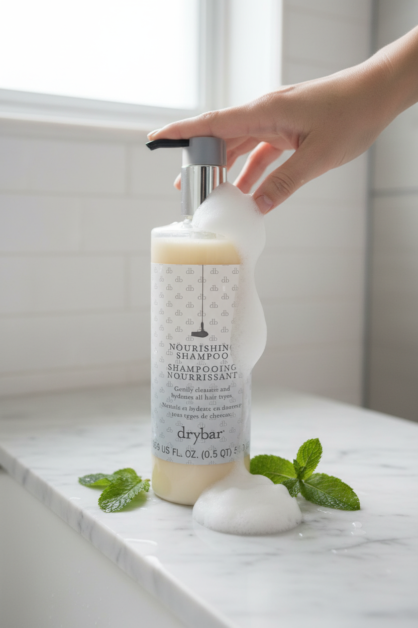 Drybar Nourishing Shampoo - Pump Close-Up