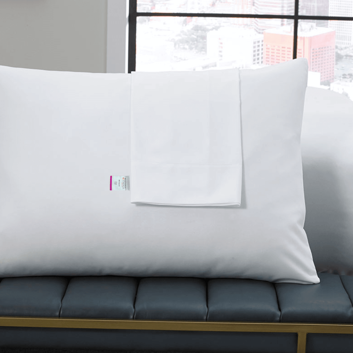 Eclipse Collection Microfiber Pillowcases by Choice Hotels - White Pillow Cases, Set of 2