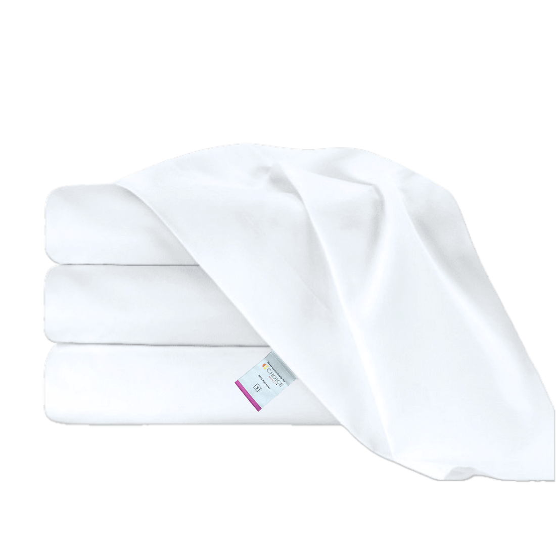 Eclipse Collection Microfiber Pillowcases by Choice Hotels - White Pillow Cases, Set of 2