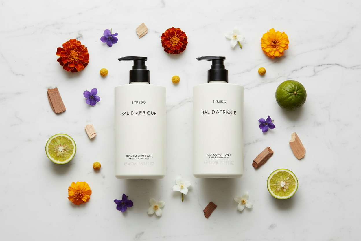 Flat lay composition