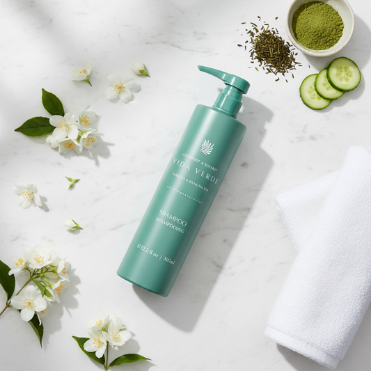 Flat Lay - Matcha & Cucumber