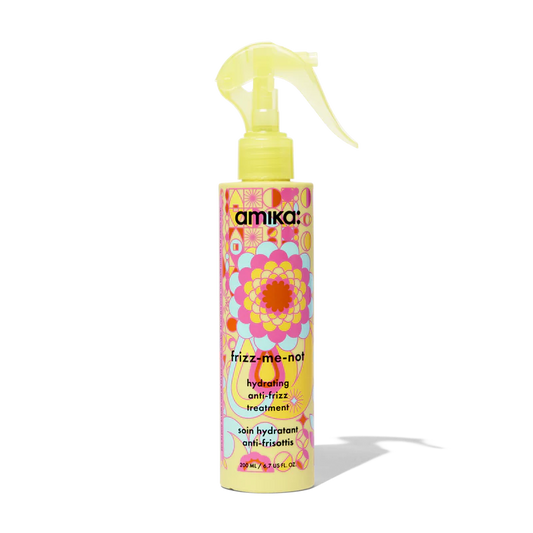 amika frizz-me-not hydrating anti-frizz treatment spray bottle, 6.7 fl oz