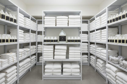 Fully Stocked Hotel Supply Room