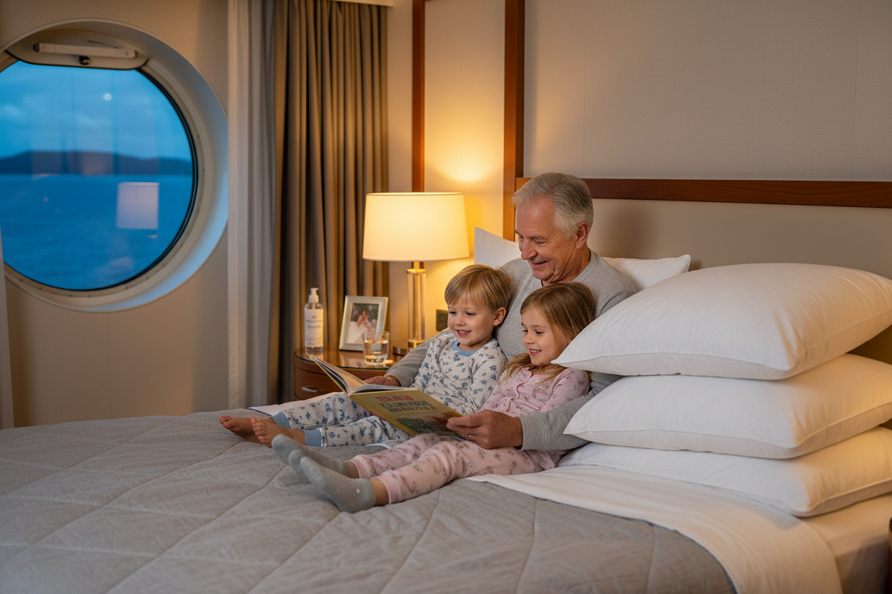 Grandparent Bedtime Story crusie pillows