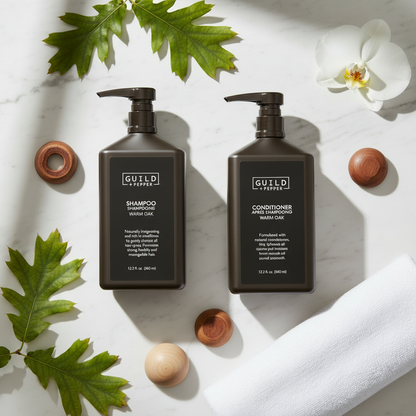 Guild & Pepper Warm Oak Shampoo & Conditioner 