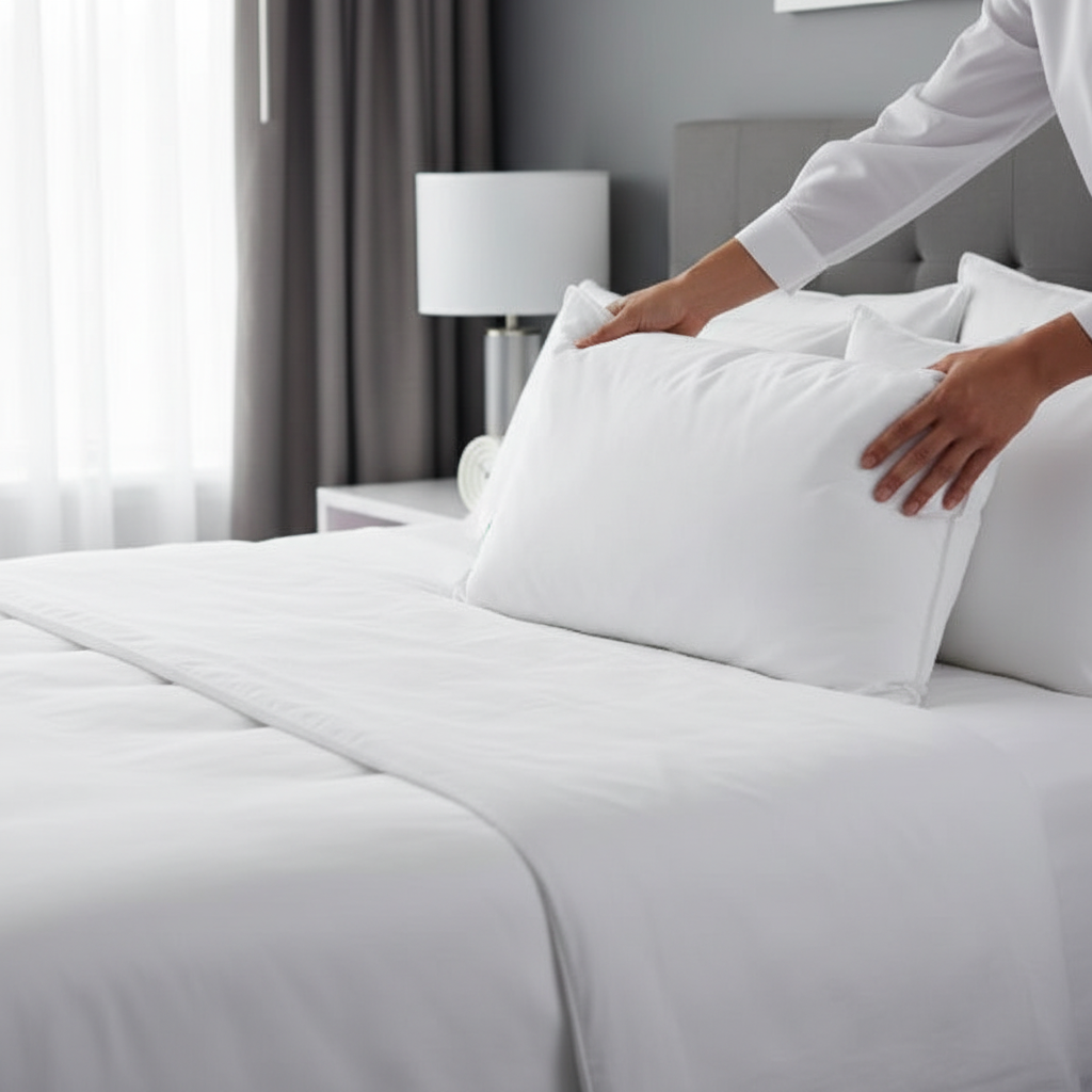 Choice Hotels King Blue Label Firm Pillow at home Pillowsbest pillows comfortable washable pillows