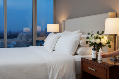 Luxury  pillows at Home Bedtime Ritual