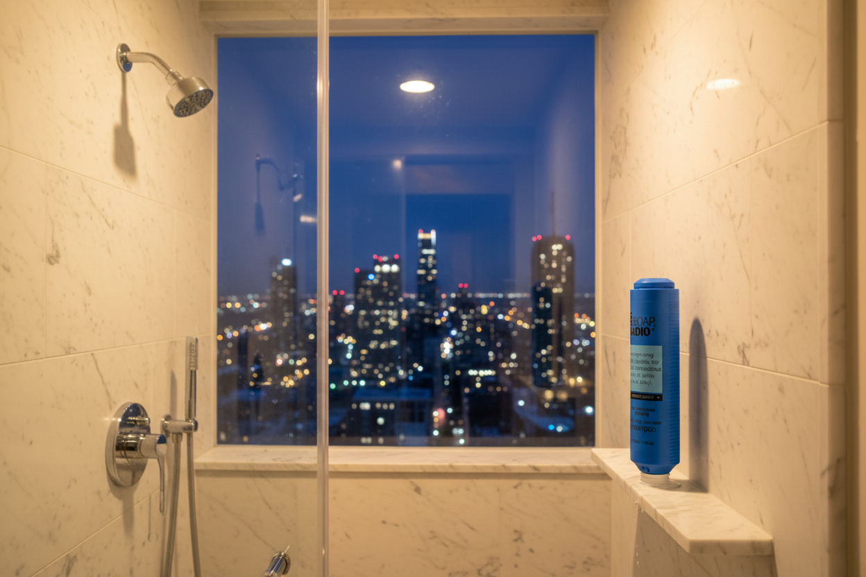 Hotel Shower – City Night