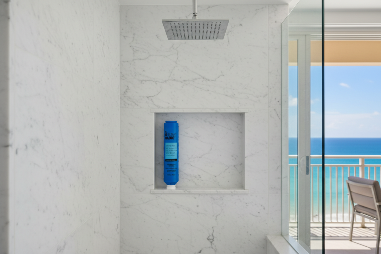 Hotel Shower – Ocean View